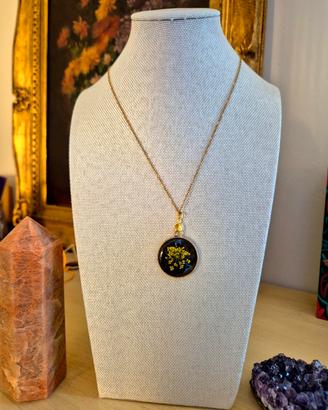 collana fiore oro