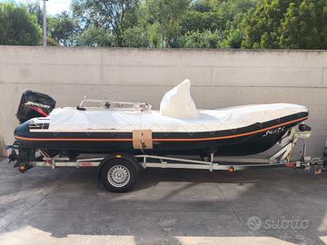 Gommone ZAR 53 con Mercury 125 CV carrello Ellebi