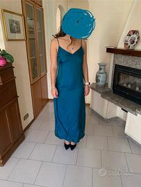 Vestito lungo in seta