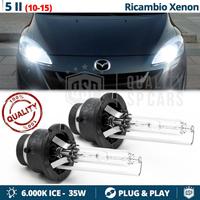 Lampadine XENON D2S PER Mazda 5 II RICAMBIO 6000K