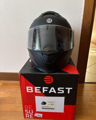 Casco integrale Befast Ventus Nero Opaco