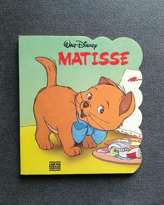 Libro cartonato bambini vintage Matisse Disney '88