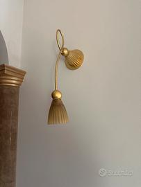 Applique a parete dorata Terzani