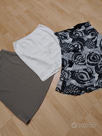 💐 Lotto 3 gonne varie Tg. 46, vestibilità L 💐