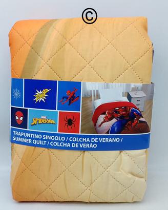 Trapuntino Spider Man letto singolo