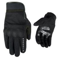 GUANTO TESSUTO MOTO STORMER NERO PROTEZIONI NOCCHE