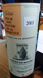 vino Bordeaux Grande Réserve Côtes de Bourg 2003