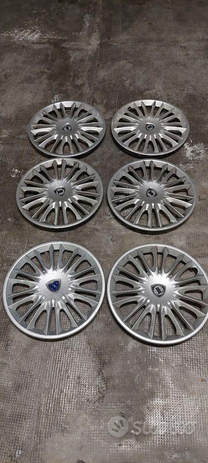 SET 4 COPRICERCHI COPPE RUOTA LANCIA Y YPSILON MUSA 14