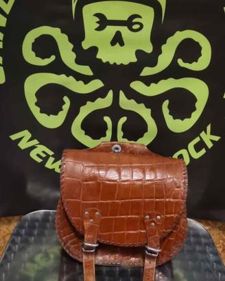 Borsa cuoio marrone medie dimensioni