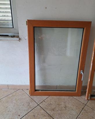 Infisso finestra  alluminio legno