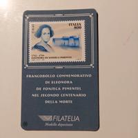 Tessera Filatelica commemorativa Pimentel