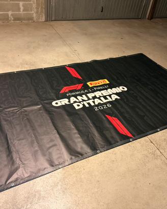 Banner originale paddock GP F1 Monza 2026