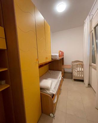 cameretta bambini 2 letti a castello