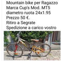 Bici ragazzo