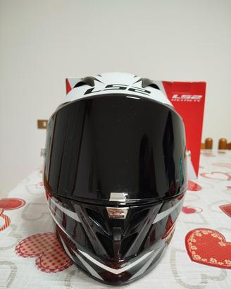 Casco integrale ls2 tM ArrowRMatrix FF323 e Guanti