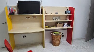 Libreria con scrivania
