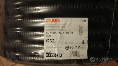 Tubo corrugato per cavidotti diametro 32 mm