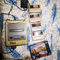 Super Nintendo/Snes completa con 4 giochi