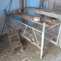 Gabbia artigianale x  animali da cortile +2distrib