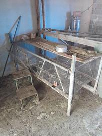 Gabbia artigianale x  animali da cortile +2distrib