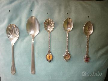 Cucchiaini vintage in silver plated