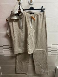 Tuta donna pantalone e gilet Magda tg 46
