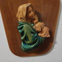 Madonnina capoletto in gesso anni 50 