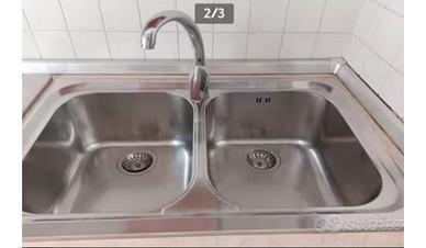 Lavandino cucina acciaio inox