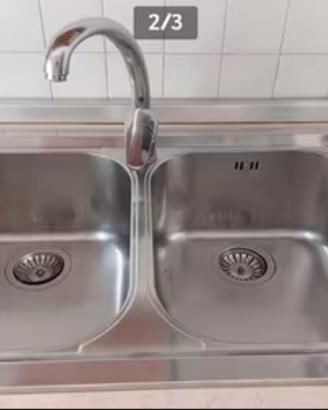 Lavandino cucina acciaio inox
