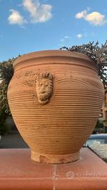 Coppia di vasi in terracotta