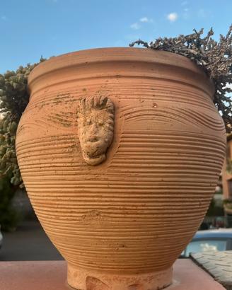 Coppia di vasi in terracotta