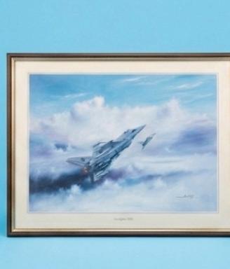 Quadro Eurofighter di Allan O'Mill-4° Stormo A.M.
