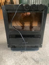 Stufa elettrica effetto camino.