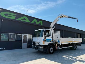 Iveco Eurocargo 150E18 cassone + gru SOLO EXPORT