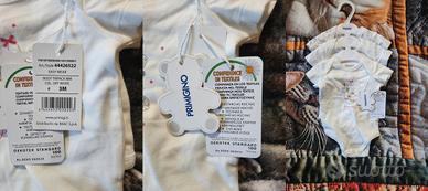 set neonata 0-3 mesi nuovo