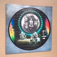 Vinile 33 giri a quadro omaggio ai Pink Floyd 