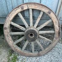 Ruota di legno da carro