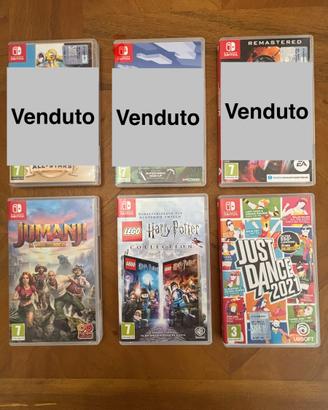 Giochi NINTENDO SWITCH ( Q.tà 6 )