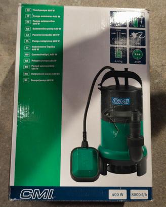 Pompa Sommersa CMI 400W 8000 l/h Quasi Nuova