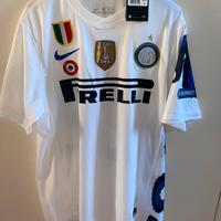 Maglia Milito Inter 2010 2011 bianca L XL