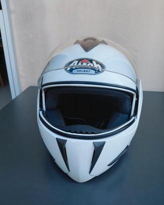 CASCO AIROH RR801 WHITE GLOSS TAGLIA S