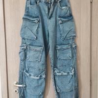 Jeans cargo ragazza/donna