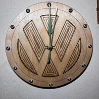 Orologio da parete logo volkswagen