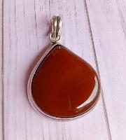 Ciondolo in argento 925 con agata.