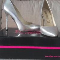 Scarpe col tacco: décolleté argentate