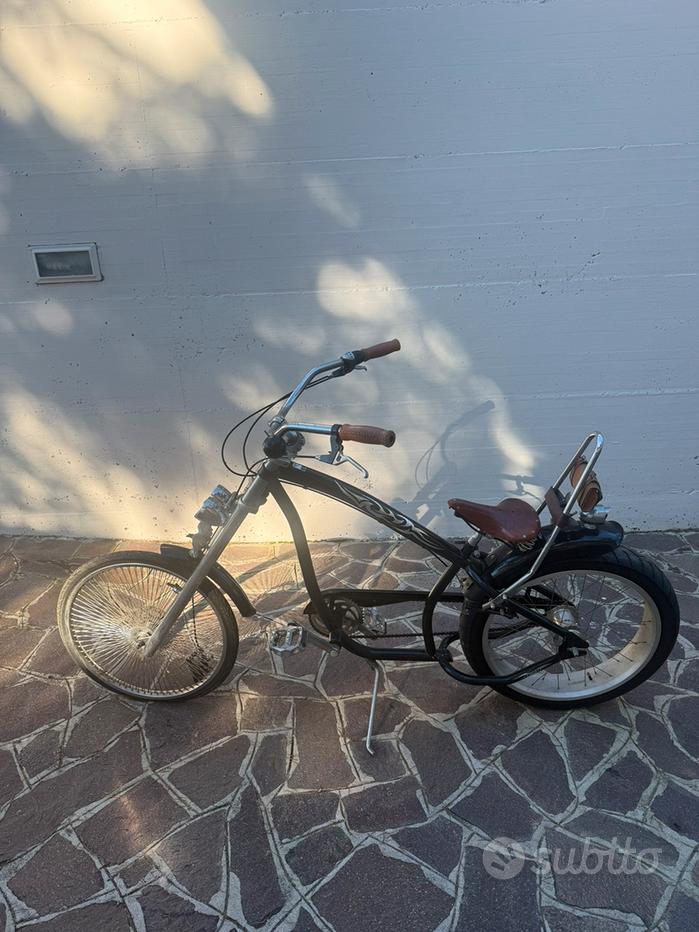 4 Pastiglie Freno In Pelle Per Bici Chopper - Frenata Ottimale Su Cerchi Acciaio