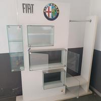 vetrina espositiva Fiat 