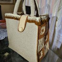 borsa all' uncinetto 