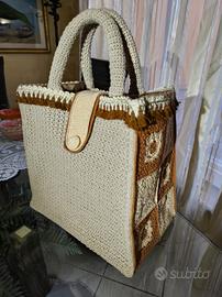 borsa all' uncinetto 