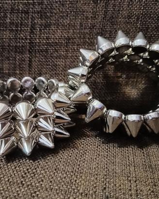 Bracciali Borchiati Punk Rock Metal Grunge NUOVI